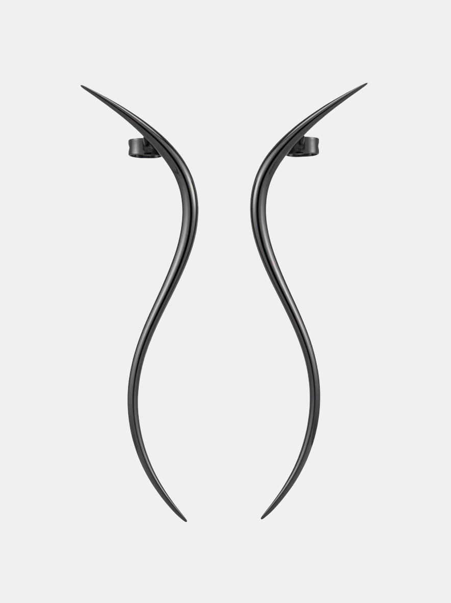 Kolczyki srebrne, ruten - Trig