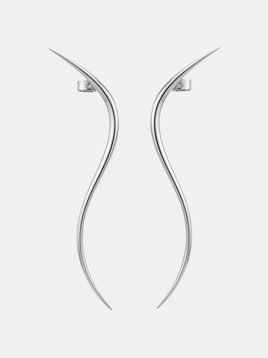 Kolczyki srebrne - Trig