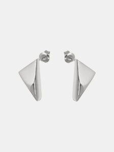 Kolczyki srebrne - Tri Fold