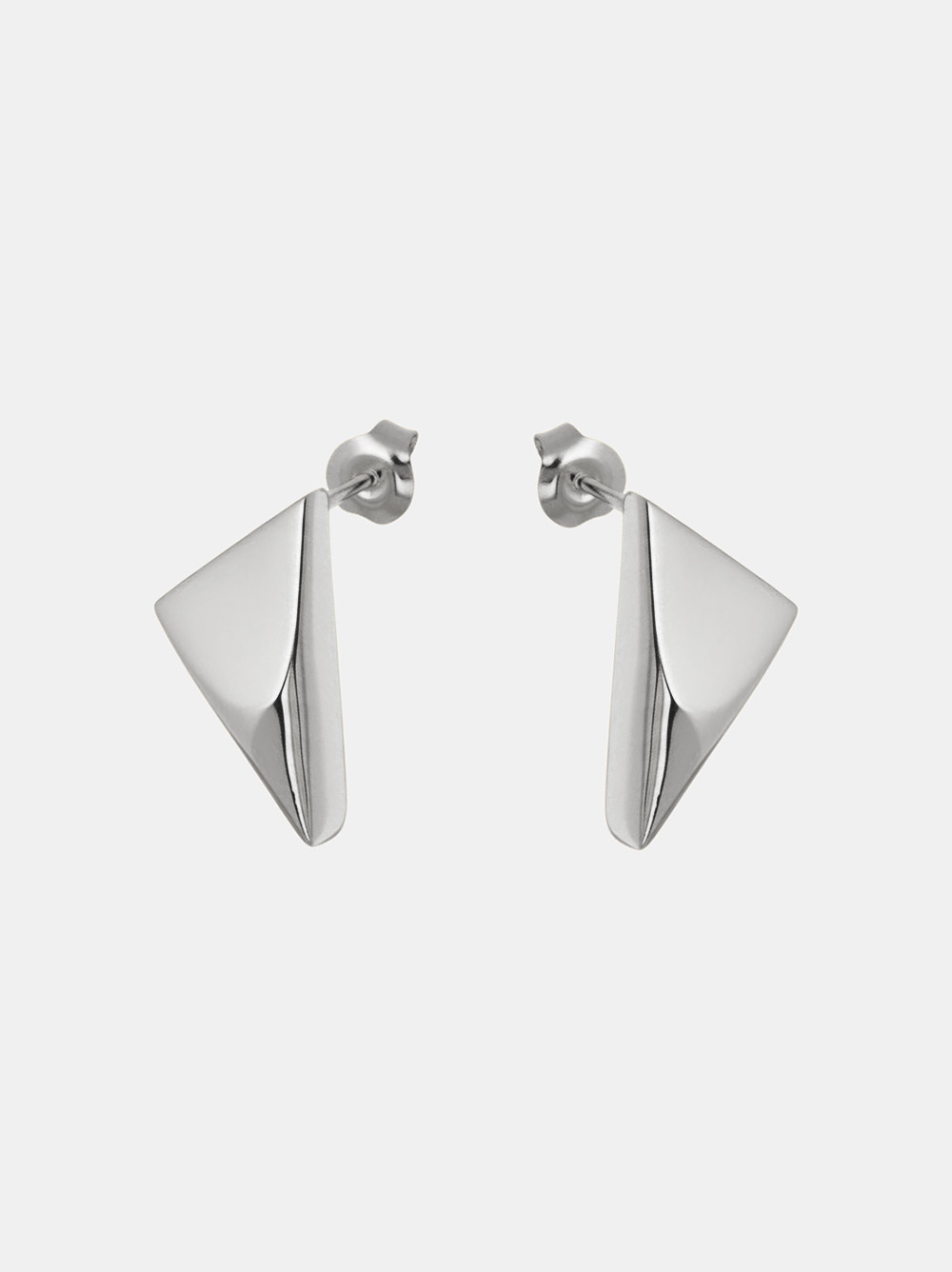 Kolczyki srebrne - Tri Fold